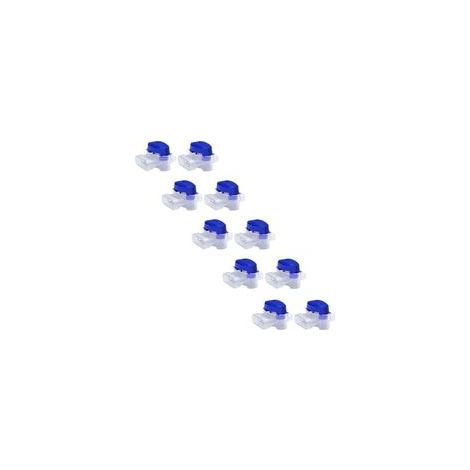 Set de Connecteurs de Câbles pour Robot Tondeuse - 10 Raccords Remplis de Gel pour Étendre ou Réparer Fil Electrique Bas Voltage Tondeuse Automatique - Étanches, Sûrs, Dénudage Inutile (1/5)