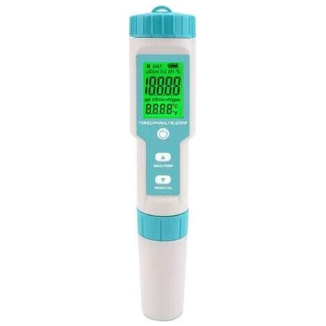 7-in-1 Digitaler pH- und Salzgehaltsmesser für Pools (1/5)