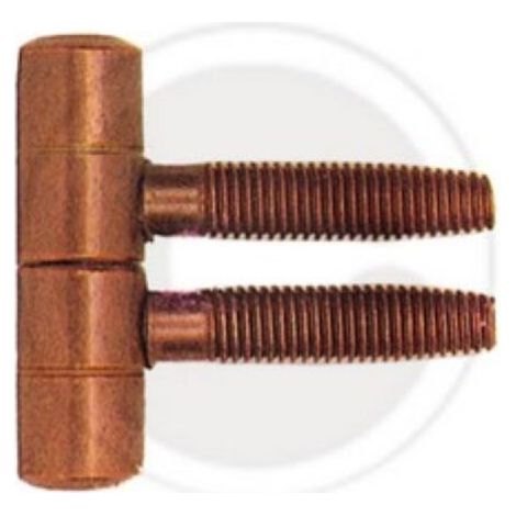 CharniA re Anuba 100 pcs en acier plaquA laiton CharniA res 13 mm pour portes en bois