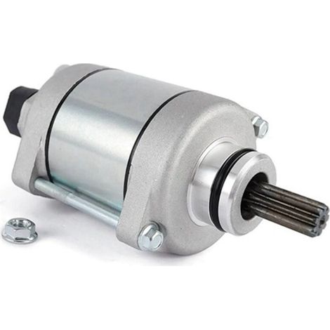 1 Farbe: Silber Material: Metall Anlasser für KTM HUSABERG Motor