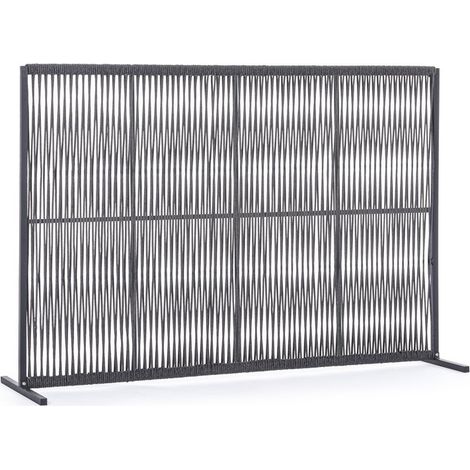 PARAVENTO PAXSON ALLUMINO GRIGIO CORDAPOLYESTERE GRIGIO CM.180X30X120 (1/5)