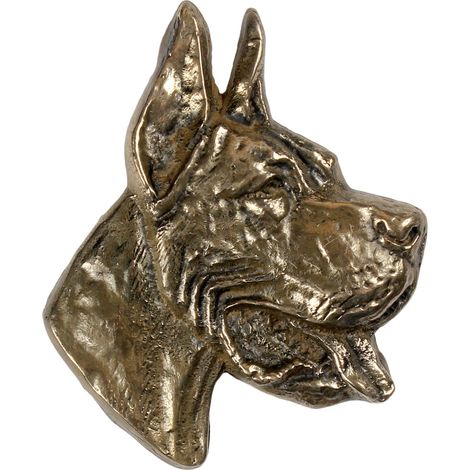 Gran Danés: placa conmemorativa con la imagen de un perro, nota de agradecimiento personalizada, premio, diploma con dedicatoria de la marca Art-Dog. (1/3)