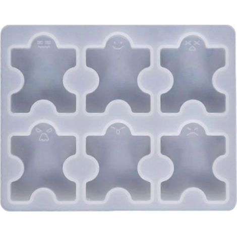 Moule en Silicone Bonhomme en Pain d'Épice pour Chocolat et Pâtisserie DIY (1/4)