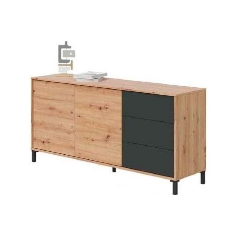 Aparador Brooklyn 2 Puertas y 3 Cajones. Muebles Salon o Comedor (1/5)