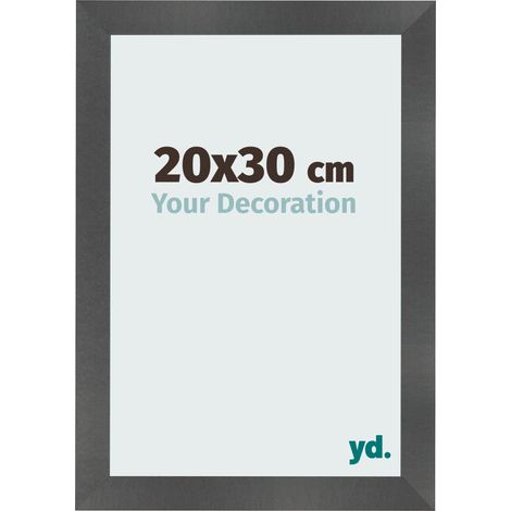 yd. - Cadre photo 20x30 - Noir Mat - MDF - Pisa (1/5)