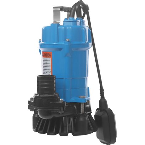 Pompe de relevage submersible, haute capacité, construction robuste, 550W Bleu, UE-c (1/2)