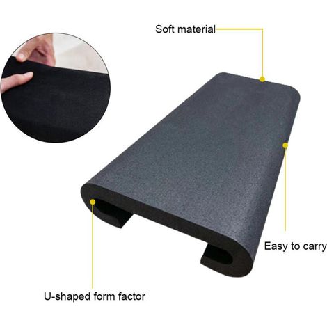2Pcs Dragon Boat Paddle Seat Pad Paddle Pour Race Training Aviron Outils Kayak Noir (1/5)