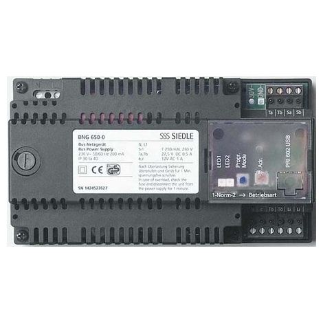 SIEDLE 035140 BNG 650-0 DE BUS-NETZGER T SCHWARZ SIEDLE&S EST 200035140-00