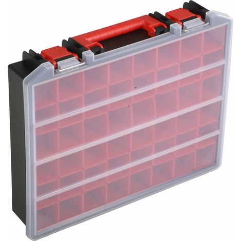 Rs Pro – Boite compartimentée 48 compartiments – Polypropylène durable – Dimensions 91mm x 416mm x 336mm – Couvercle transparent pour visibilité (1/3)