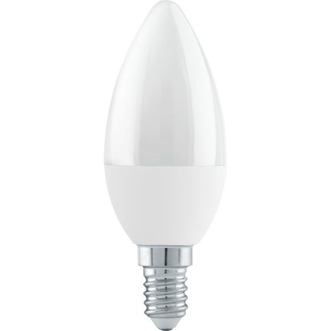Eglo Ampoule LED E14 dimmable en étapes, lampe graduable en verre opaque (1/2)
