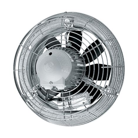 Axial-Wandventilator DZS 60/8 B Stahlwandring, Drehstrom, DN600 von Maico - 0094.0063