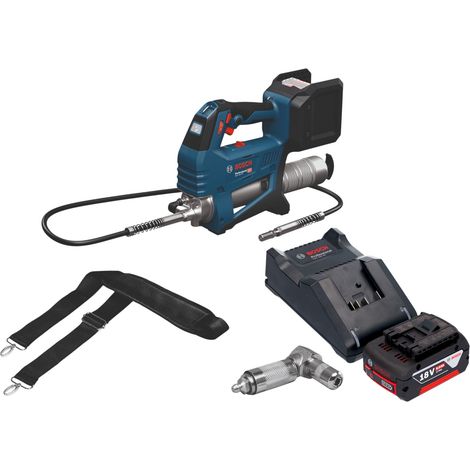 Pompe à graisse sans fil Bosch GFP 18V-10 18 V 10 000 psi + 1 batterie 5,0 Ah + chargeur (1/5)