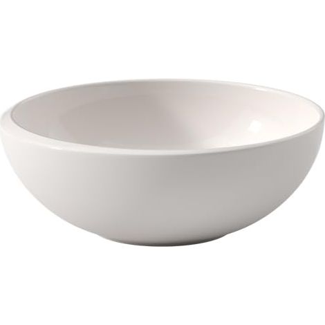 Bol rond en porcelaine pour soupe et salades Blanc Passe au lave-vaisselle (1/4)