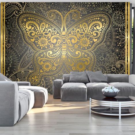 Papier Peint "Golden Butterfly" 280 x 400 cm (1/2)