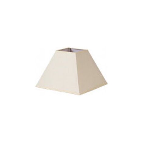 Piramide Paralume Mezzo Pinza beige 12dx7dx10h Tessuto Popelin