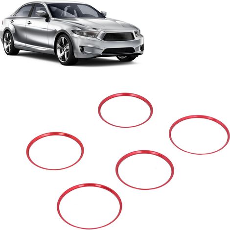 Modification pour Mercedes-Benz Classe CLA/GLA (2013-2018) : Anneau décoratif rouge pour grille d'aération (1/5)