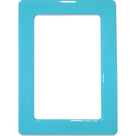 Magnetischer, selbstklebender Rahmen, Größe 13,0 x 8,1 cm – hellblau (1/4)