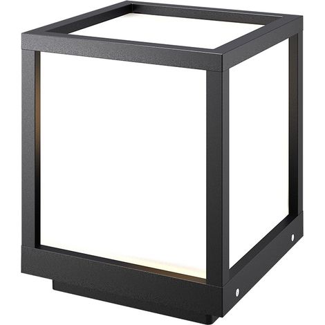 Applique murale exterieure e27 gris fonce aluminium ip65 - mantra utah 224682599 224682599 (1/3)