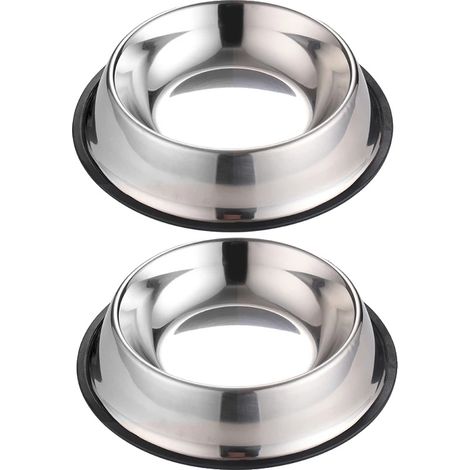 Fressnapf, Edelstahl, leicht zu reinigen, 2STK-a, C-26CM (1/2)