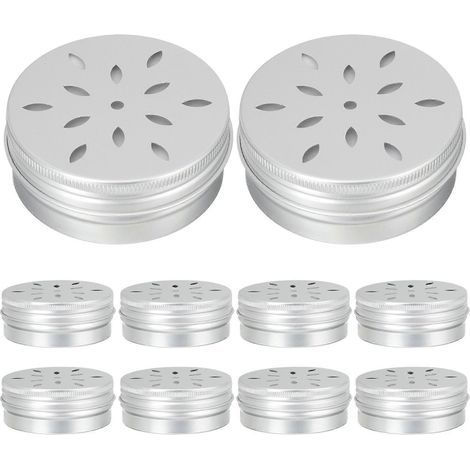 10-teiliges Hunde-Geruchstraining-Set – Geruchstrainingsgerät für Hunde – 6,80 x 6,80 x 2,50 cm – Silber (1/4)