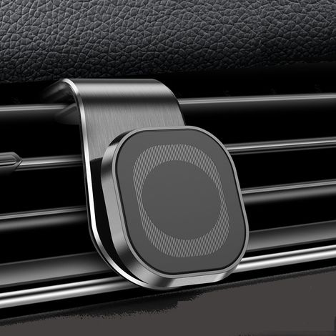 Support magnétique pour téléphone portable de voiture, support magnétique puissant de type 7L pour GPS de voiture, au design moderne. (1/5)