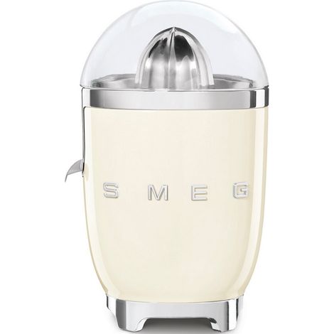 Smeg – Presse agrumes Années 50 crème – Cône universel pour tous agrumes – Bec verseur anti-goutte – Puissance 70 W – CJF11CREU (1/8)