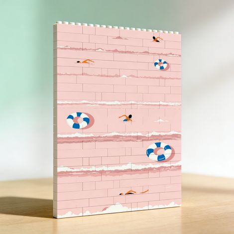 Souvenir en blocs de construction : décoration unique pour la Saint-Valentin et toutes les fêtes (1/5)