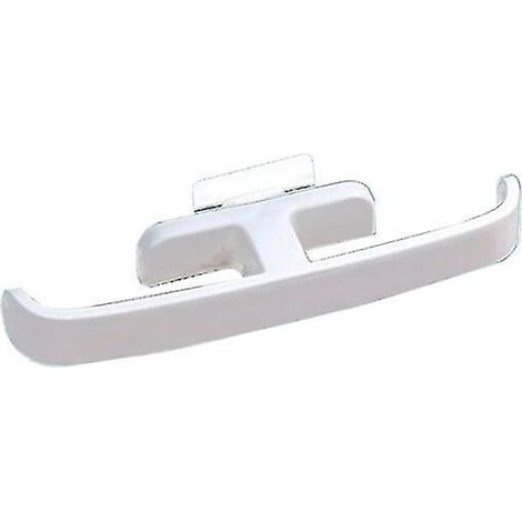 Étagère murale pour salle de bain, chaussons suspendus, meuble à chaussures, rangement pour chaussures, boîte à chaussures gain de place, sans trou, blanche (1/3)