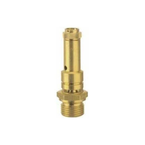 Riegler Sicherheitsventil DN 8, Messing, G 1/2, Ansprechdruck 33 bar (1/4)