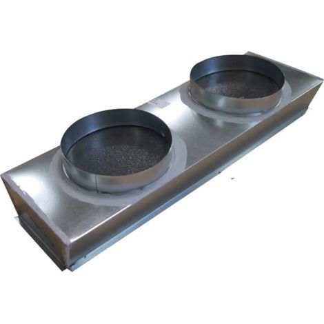 Plénum de reprise isolé M1 taille XXS pour gainable Toshiba RAV-SM404SDT-E – Piquages 2x200 mm – Performance thermique optimisée