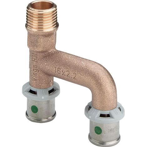 Viega Sanfix Fosta Sanfix P-Prolunga, R 1/2, d 16mm bronzo rosso Modello 2126.31, 317102