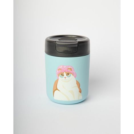 Tazza Termica 3D 350ml Emilio Azzurro QUY CUP