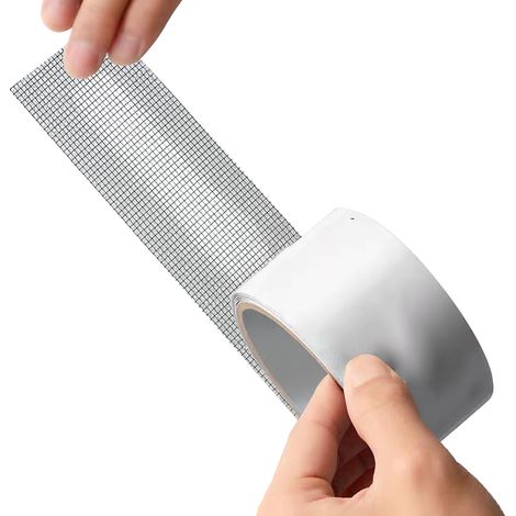 Ruban adhésif de réparation pour moustiquaire, patch anti-moustiques pour chambre à coucher, noir (1/5)