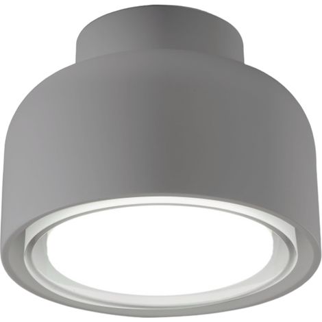 Plafoniera BOTTONE moderna in alluminio Titanio 1xGX53 (1/4)