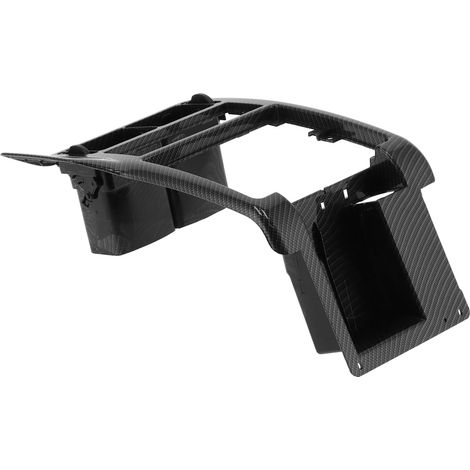 Grille d'aération de climatisation pour console centrale, style fibre de carbone, référence 6N1858071A, compatible avec Seat Ibiza II 2 (1/5)