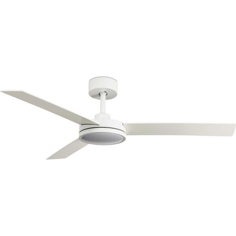 DC Ceiling Fan Barth White with LED and Remote