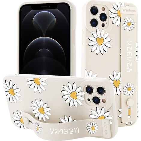 CUSTODIA PER IPHONE 13 6.1' PORTA FIORI BIANCO RESISTENTE (1/5)
