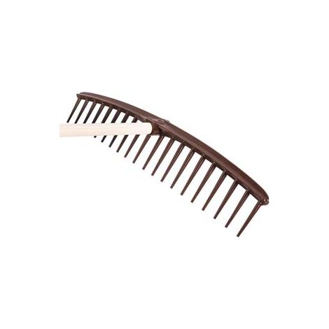 RASTRELLO IN POLIPROPILENE 20 DENTI PER ERBA E FIENO SPALLA CURVA- - cm.69 gr.260 - 5 pezzi