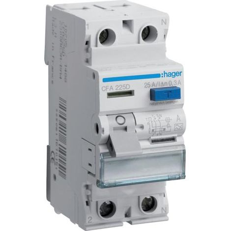 Hager CFA225D 2P interruttore automatico