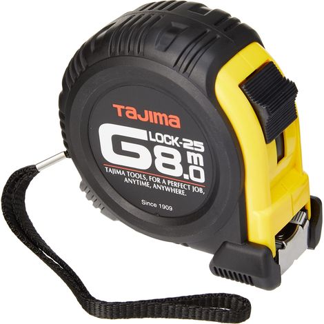 Tajima G5P80MY - Metro a nastro antiurto 8 m x 25 mm (1/4)