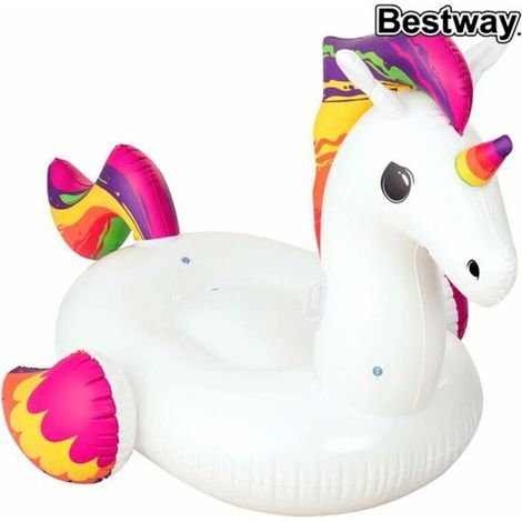 Bestway 41113 Bouée Licorne Multicolore 224 x 164 cm (1/5)