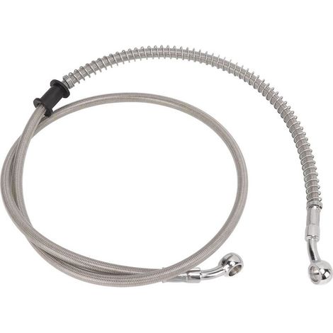 Tuyau de frein de moto, freinage sensible, bonne isolation thermique, couplage en acier tricoté pour moto générale, 110cm (1/5)