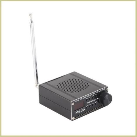 Cocosity Radio Récepteur à Bande Complète Portable avec Antenne ATS‑20+ Si4735 (1/4)