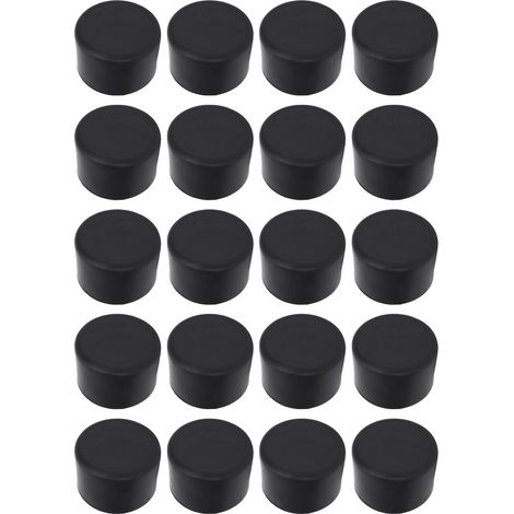 Embouts de pieds de chaise ronds en plastique antidérapants, 20 pièces, protection de sol facile à utiliser pour la maison (1/5)