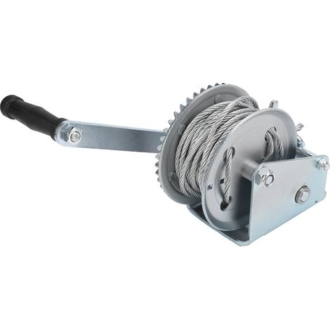 Treuil manuel autobloquant en acier allié haute capacité de charge, accessoire de levage pour grue, 1000 lb (1/5)