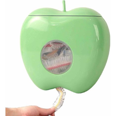 disposable Storage Box For Food Covers - 100 Food Cover Bags - Reusable Wall-mounted Fresh Storage Bag Container - Cute Cling Film Bag Dispenser H (1/5)
