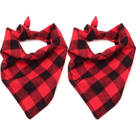 Bufanda Triangular Para Perro Y Gato - Algodón Lavable - Reversible - Tallas S Y L - Para Mascotas Pequeñas Medianas Y Grandes (1/5)