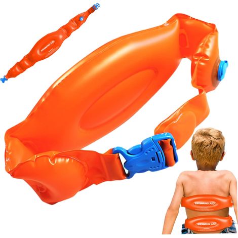 Schwimmgürtel aus PVC für Kinder, Trainingsgürtel mit kältebeständiger Schnalle, wiederverwendbares Schwimmbadzubehör, Größe S, Schwimmbadspielzeug