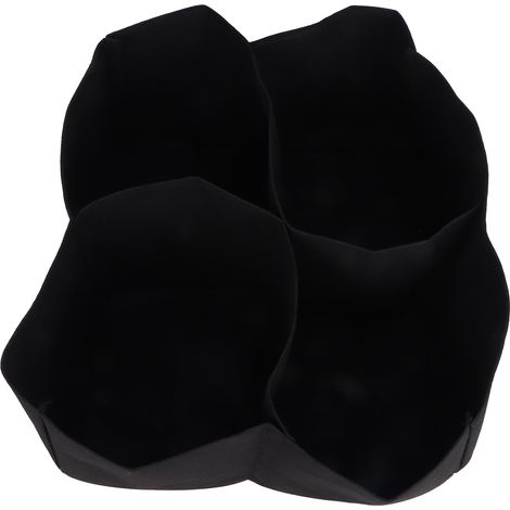 Bac de Jardin 60x60x30cm avec 4 Cases Séparées, Sac de Culture pour Légumes et Plantes, Pousse Optimisée