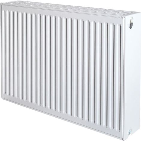 Brötje Flachheizkörper EuroProfil Kompakt Typ 33 K 600x158x700mm, profilierte Front, Weiß, 1031W bei 70/40/20 Grad C (1/3)